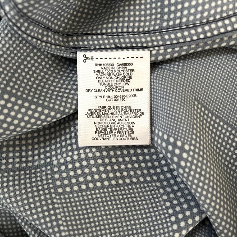 Equipment Femme Button Down Shirt Top NEW Size Large Blue - Picture 8 of 8
